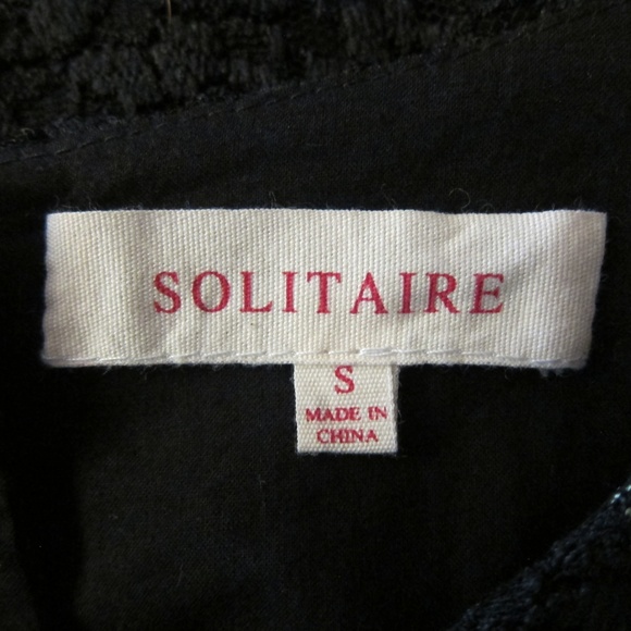 Anthropologie Solitaire Lace Embroidered Top Small - Picture 7 of 8